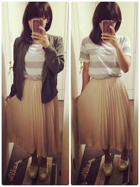 「CONVERSE（コンバース）のCONVERSE / ALL STAR POINTED WASHEDLINEN OX（スニーカー）」を使った、Ｋコ/BAILA専属読者モデルさん（レディース・155cm）の春コーディネート