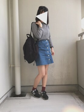 Rikoさん（レディース・160cm）の冬コーディネート