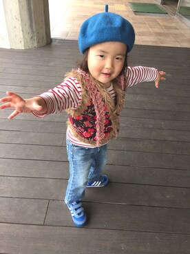 「プレ幼稚園」｜noriさん（キッズ・80cm）の冬コーディネート
