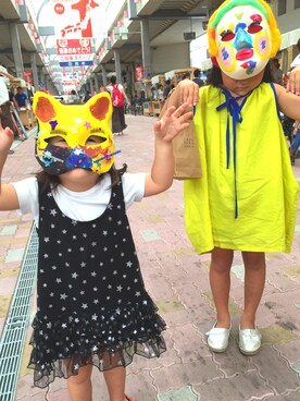 「ハロウィン」｜「アイテム（チュニック）」を使った、noriさん（キッズ・110cm）の秋コーディネート