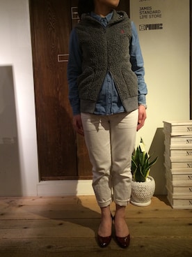 「HITMAN（ヒットマン）のアイテム」を使った、jamesyukiさん（レディース・152cm）の冬コーディネート