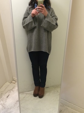 「orslow」｜「アイテム（ブーティ）」を使った、jamesyukiさん（レディース・152cm）の冬コーディネート