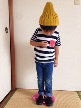 ha-☆さん（キッズ・100cm）の夏コーディネート