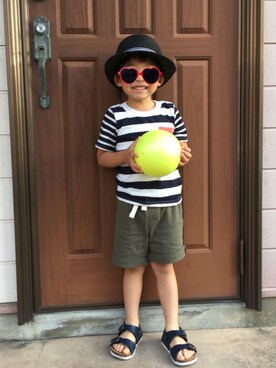 ha-☆さん（キッズ・100cm）の春コーディネート