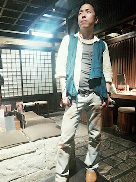 H.S@yonoiさん（メンズ・176cm）の春コーディネート