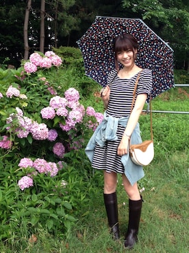 森本奈緒さん（レディース・168cm）の夏コーディネート