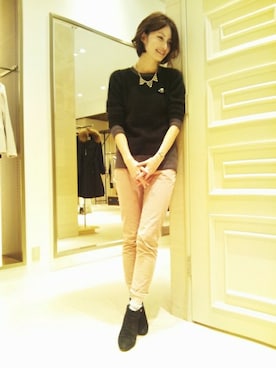 鳥子さん（レディース・167cm）の秋コーディネート