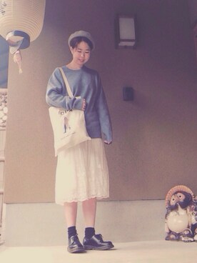 Kanae Yasudaさん(レディース・155cm)の秋コーディネート