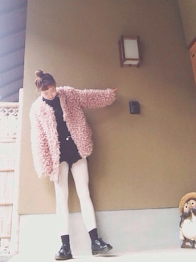 「mcmc」｜Kanae Yasudaさん（レディース・155cm）の冬コーディネート