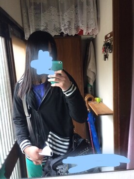 「アルゴンキンのバッグ（ショルダーバッグ、ブラック系）」を使った、なおさん（レディース・167cm）の春コーディネート