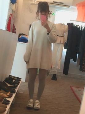 「CONVERSE（コンバース）のJACK PURCELL V-3 LEATHER／ジャックパーセル V-3 レザー（スニーカー）」を使った、のほのほさん（レディース・154cm）の春コーディネート