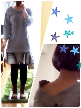 「MARITHE + FRANCOIS GIRBAUD（マリテフランソワジルボー）のアイテム（スウェット）」を使った、mini3さん（レディース・154cm）の春コーディネート