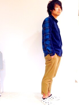 OHMORIさん（メンズ・165cm）の秋コーディネート