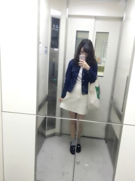 「NADIA（NADIA）のアイテム（バッグ）」を使った、ももかさん（レディース・159cm）の春コーディネート