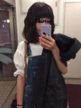 「大阪」｜「アイテム（オールインワン・サロペット）」を使った、tomさん（レディース・160cm）の秋コーディネート