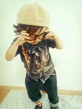 M☆Yさん（キッズ・100cm）の春コーディネート