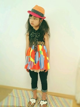 M☆Yさん（キッズ・131cm）の春コーディネート