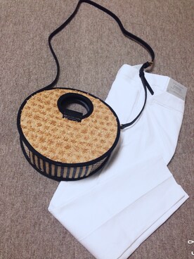 「Marc by Marc Jacobs（マークバイマークジェイコブス）のアイテム（かごバッグ）」を使った、micoさん（レディース・160cm）の春コーディネート