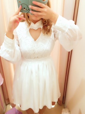 「Bobon21（ボボンニジュウイチ）のアイテム（ワンピース/ドレス）」を使った、sykさん（レディース・162cm）の秋コーディネート
