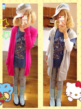 「WC（ダブル シー）のアイテム（アクセサリー）」を使った、いく☆さん（レディース・153cm）の秋コーディネート