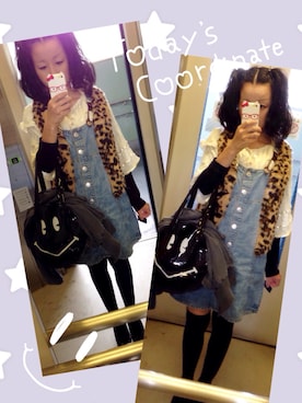「ニコちゃん」｜「アイテム（ワンピース/ドレス）」を使った、いく☆さん（レディース・153cm）の秋コーディネート