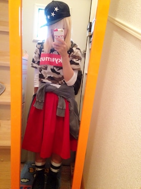 「AS KNOW AS plus（アズノゥアズプラス）のアイテム」を使った、いく☆さん（レディース・153cm）の夏コーディネート