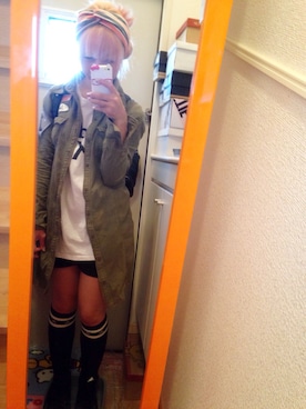 「Sword Fish（ソードフィッシュ）のアイテム」を使った、いく☆さん（レディース・153cm）の秋コーディネート