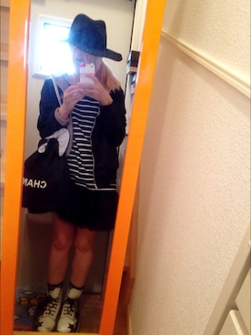 「nina mew（ニーナミュウ）のアイテム（ワンピース/ドレス）」を使った、いく☆さん（レディース・153cm）の秋コーディネート