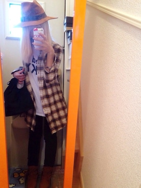 「L.D.S.（エルディーエス）のアイテム（パンツ）」を使った、いく☆さん（レディース・153cm）の秋コーディネート