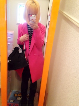 「nina mew（ニーナミュウ）のアイテム（ワンピース/ドレス）」を使った、いく☆さん（レディース・153cm）の秋コーディネート