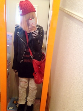 「Sword Fish（ソードフィッシュ）のアイテム」を使った、いく☆さん（レディース・153cm）の秋コーディネート