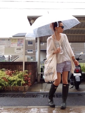 「TODAYFUL（トゥデイフル）のVintageトートバッグ（トートバッグ）」を使った、いく☆さん（レディース・153cm）の秋コーディネート