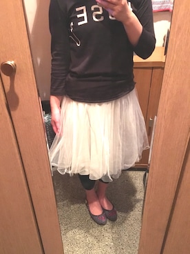 「tocco（トッコ）のアイテム（スカート）」を使った、グッチさん（レディース・151cm）の夏コーディネート