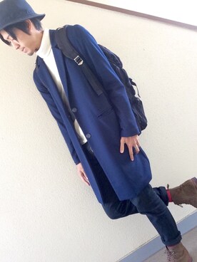 「LEPSIM（レプシィム）のアイテム（ジャケット/アウター）」を使った、マナトさん（メンズ・173cm）の秋コーディネート
