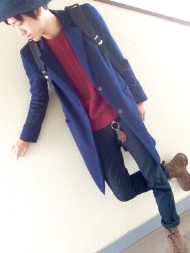 「LEPSIM（レプシィム）のアイテム（ジャケット/アウター）」を使った、マナトさん（メンズ・173cm）の秋コーディネート