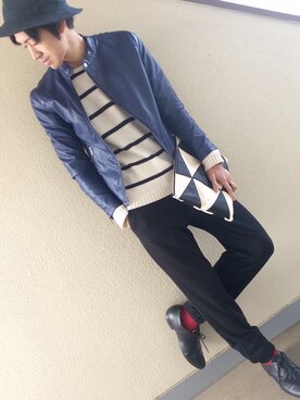 「アイテム（その他アウター）」を使った、マナトさん（メンズ・173cm・20代）の冬コーディネート