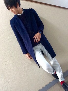「LEPSIM（レプシィム）のアイテム（ジャケット/アウター）」を使った、マナトさん（メンズ・173cm）の冬コーディネート