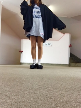 「FLAT APARTMENT（フラットアパートメント）のアイテム」を使った、yuiさん（レディース・158cm）の秋コーディネート