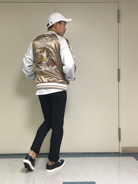 「GOSTAR DE FUGA（ゴスタール ジフーガ）のアイテム（帽子）」を使った、sasaking0104さん（メンズ・175cm）の秋コーディネート
