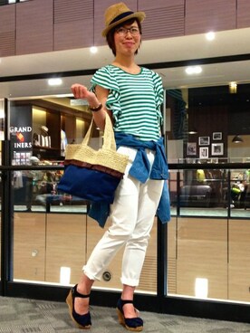 ikka HEAD OFFICE Women'sさん（レディース・158cm）の春コーディネート