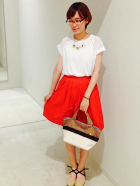 ikka HEAD OFFICE Women'sさん(レディース・164cm)の夏コーディネート