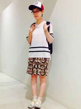 ikka HEAD OFFICE Women'sさん（レディース・164cm）の夏コーディネート