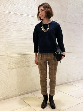 ikka HEAD OFFICE Women'sさん（レディース・158cm）の秋コーディネート