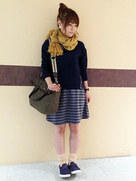 ikka HEAD OFFICE Women'sさん（レディース・154cm）の秋コーディネート