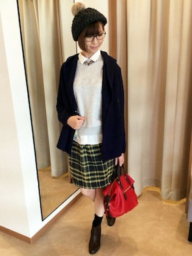 ikka HEAD OFFICE Women'sさん（レディース・158cm）の秋コーディネート