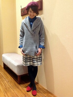 ikka HEAD OFFICE Women'sさん（レディース・158cm）の秋コーディネート