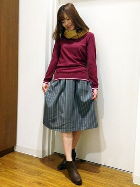 ikka HEAD OFFICE Women'sさん(レディース・158cm)の秋コーディネート