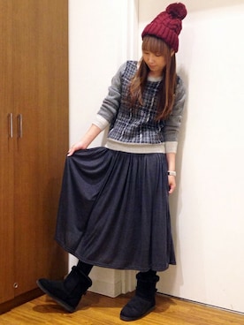ikka HEAD OFFICE Women'sさん（レディース・158cm）の秋コーディネート