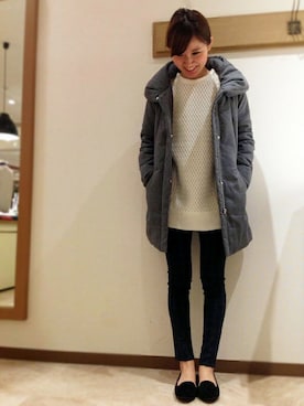 ikka HEAD OFFICE Women'sさん（レディース・158cm）の冬コーディネート