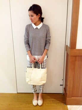 ikka HEAD OFFICE Women'sさん（レディース・158cm）の春コーディネート